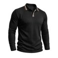 thumbnail image 4 of LONKITO Long Sleeve Shirts for Men Casual Polo Shirt with Collar Breathable Slim Fit Shirts, 4 of 8