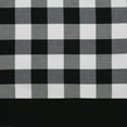 thumbnail image 5 of Achim Hunter Indoor Polyester/Cotton Light Filtering Checkered Curtain Panel, Black, 42-in W x 63-in L, 5 of 6
