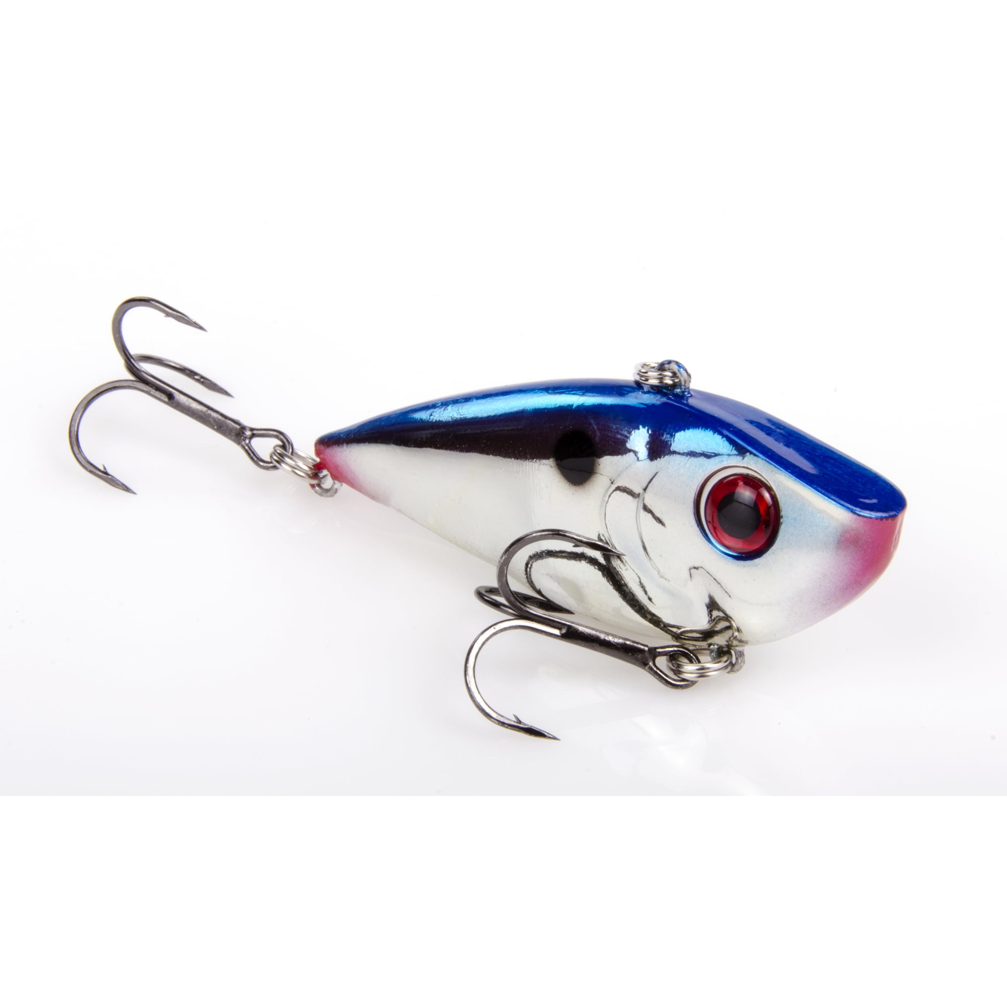 (3 pack) Strike King Red Eye Shad 1/2oz Smokey Chrome Blue Hard Bait Lure