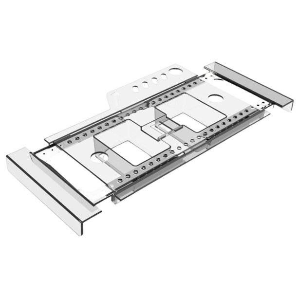 Soporte de almacenamiento para acuarios, duradero, suministros, accesorios profesionales útiles. Gris