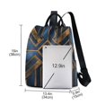 thumbnail image 3 of FORMRS Women's Travel Backpack Purse Anti-Theft Hidden Pockets Casual Shoulder Bag, Elegant Geometric Pattern, 3 of 7