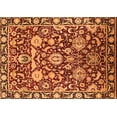 thumbnail image 1 of Ahgly Company Indoor Rectangle Oriental Orange Industrial Area Rugs, 7' x 10', 1 of 4