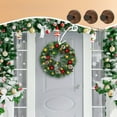 thumbnail image 4 of Wood Grain Wreath Hanger for Front Door, Heavy Duty Suction Cup Reef Hook for Glass Window, Christmas Thanksgiving Halloween Decor Prop, 4 of 7
