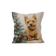 thumbnail image 2 of Funda de almohada navideña, decoración navideña, decoración de sofá, almohada de lino, sofá para el hogar, decoración navideña, funda de almohada, 2 of 5