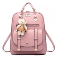 thumbnail image 1 of Mochila casual estilo coreano alça de ombro removível rosa, 1 of 7