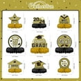 thumbnail image 3 of Reliable 9Pc - 2026 Graduation Hat Honeycomb Decoration Desktop Decoration Paper Fan Honeycomb Ball Graduation Party Decorative Object Three-Dimensional Wooden Table Graduation, 3 of 7