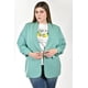 thumbnail image 5 of Blazer manga 3/4 Roman Fashion /Tallas Extras, 12255 (Menta) verde claro 36, 5 of 6