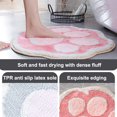 thumbnail image 3 of Microfiber Doormat, Bathroom Rugs With Versatile Gift Option, Non-Slip Backing For Safety, Quick Moisture Absorption, Easy Cleaning, Attractive Cat Claw Pattern, Heavy Density, 3 of 5