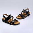 thumbnail image 5 of Bocca Women Arch Support Sandals Black Summer Sandals 8M, 5 of 6