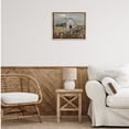 thumbnail image 3 of Stupell Industries Natural Farm Landscape Landscape & Nature Painting Brown Floater Framed Canvas Art Print Wall Art, 21 x 17, 3 of 10