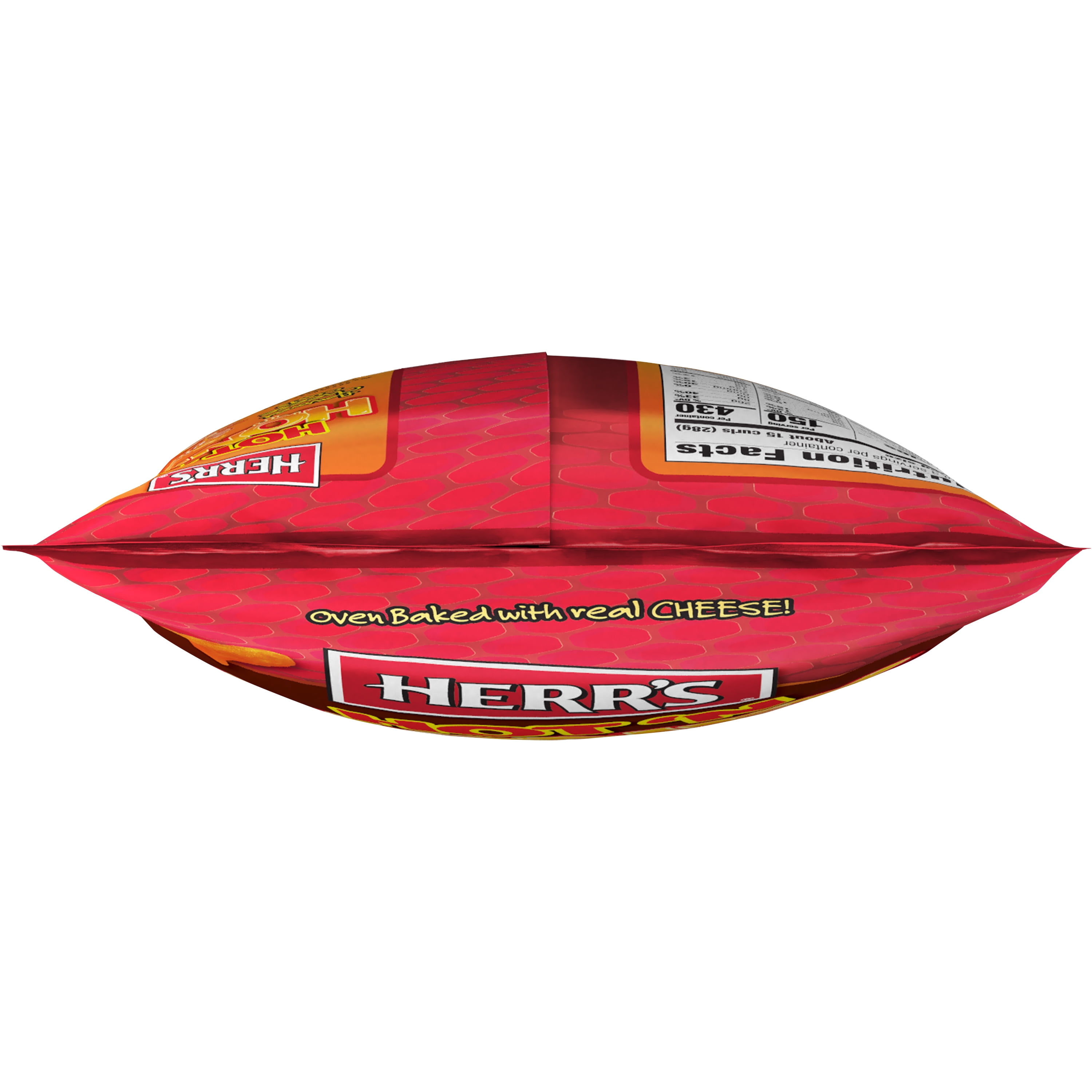 Herr's Hot'N Honey Flavored Cheese Curls 2.75 Ounce Bag