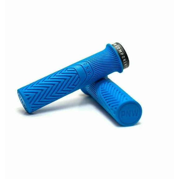 PNW Loam Mountain Bike Grips  MTB Grips- Pacific Blue LGA25CB