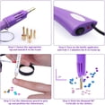 thumbnail image 4 of EASTIN Hotfix Applicator with Rhinestones  Hot Fix Rhinestone Applicator Tool Kit with 4028Pcs Rhinestones  7 Different Sizes Tips  Rhinestone Picker Pens and Brush for Cloth Bedazzler Cr, 4 of 5