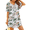 White Leaf 2, variant on EKOUAER Swimsuit Cover Ups for Women Lace Crochet V-Neck Bikini Beach Coverups Dress for Swimwear Bathing Suit