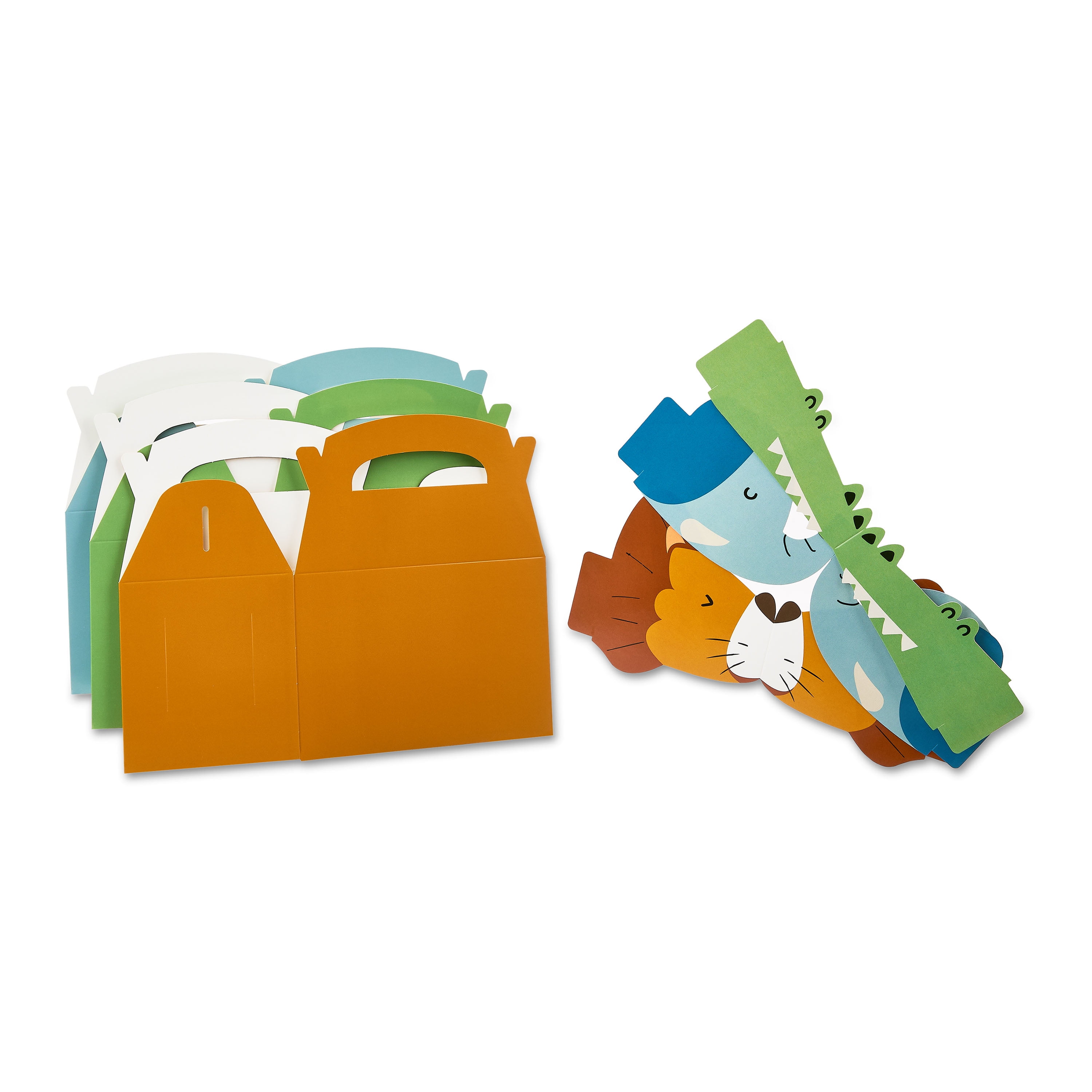 Lion, Alligator and Elephant Paper Treat Boxes, 3 Count, by Way To Celebrate