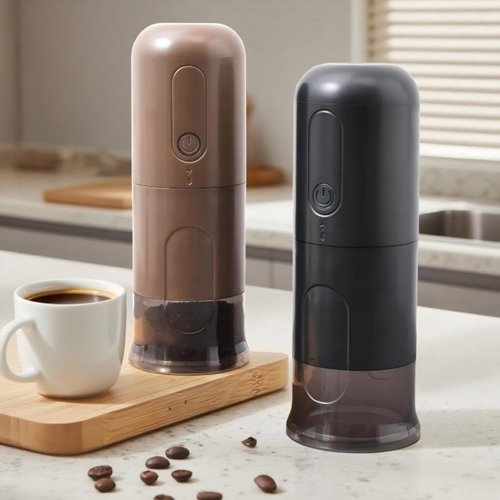 Electric Espresso Coffee Machine For Quick Brew Feature Detachable Parts Easy Perfect For Camping Business Trips