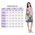 thumbnail image 4 of FORMRS Summer Dress for Women Loose U Neck Sleeveless Midi Beach Sundresses with Pockets, Flowers and Leaves, 4 of 8