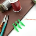 thumbnail image 6 of Linyer Needle Threader Sewing Stitch Hook Quilting Threading Tools Fish Shape Plastic Elderly Leathercraft Pin Thread Insertion Green 5PCS, 6 of 8