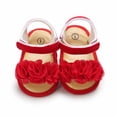 thumbnail image 6 of Baby Girls Bowkont Princess Sandals Bohemia Soft Sole Toddler First Walkers Beach Dress Slipper Shoes, 6 of 10