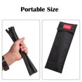 thumbnail image 4 of Outdoor Camping Bonfire Tripod Portable Triangle Support ForFire Hanging Pot Outdoor Campfire Cookware Picnic Cooking Grill Tool Silver, 4 of 6