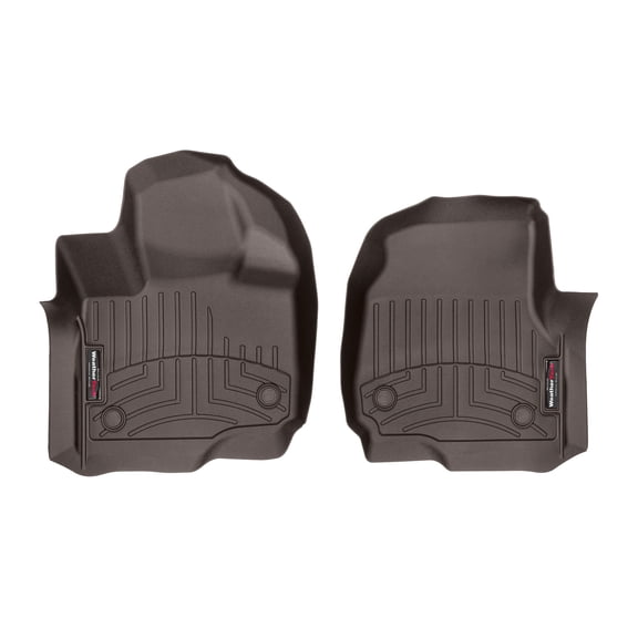 WeatherTech Custom Fit FloorLiners compatible with Expedition, Expedition Max, Navigator, Navigator L - 1st Row (Driver & Passenger), Cocoa