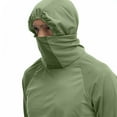 thumbnail image 7 of Mens Sleeveless Sun Protection Tops Plus Size Cooling Hooded Tank Tops with Face Mask Unisex UPF 50+ Tops XL, 7 of 7