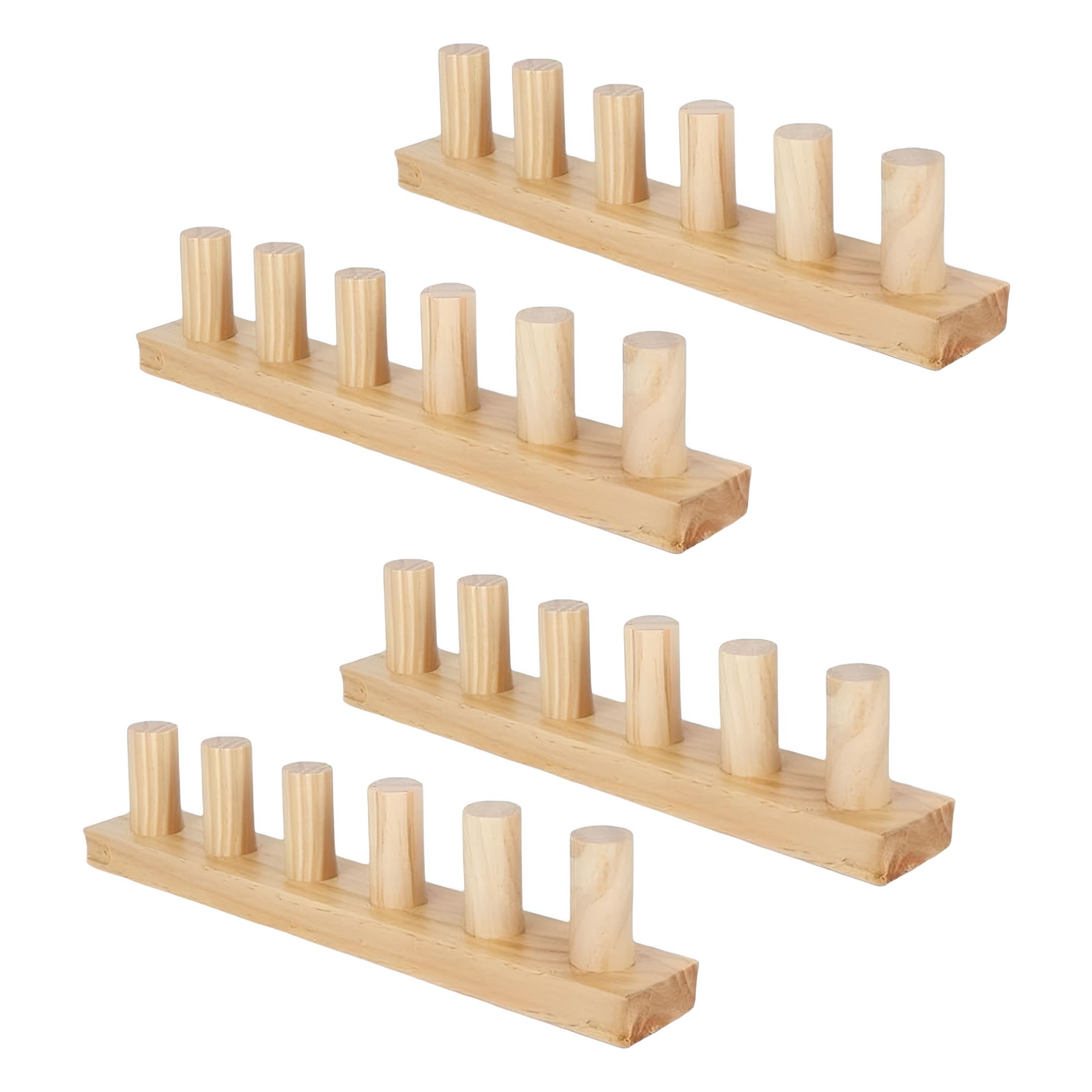 TUWAFE 2026 New Chunky Knitting Loom Gifts Beginners Yarn Craft Portable Wooden Blanket Loom 4 Piece for Home,Diy Crafts,Crafting Studio,Knitting Projects