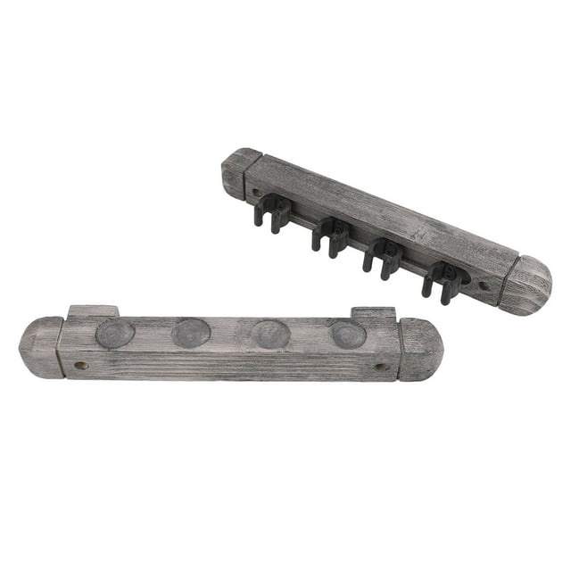 Titular de billar, estante de soporte Silver Grey Solid Wood Access Fácil de Acceso para Clubes de Origen Lugares
