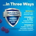 thumbnail image 4 of Emergen-C Immune+ Gummies Vitamin C Multivitamin Supplement for Immune Support, Elderberry, 36 Ct, 4 of 8