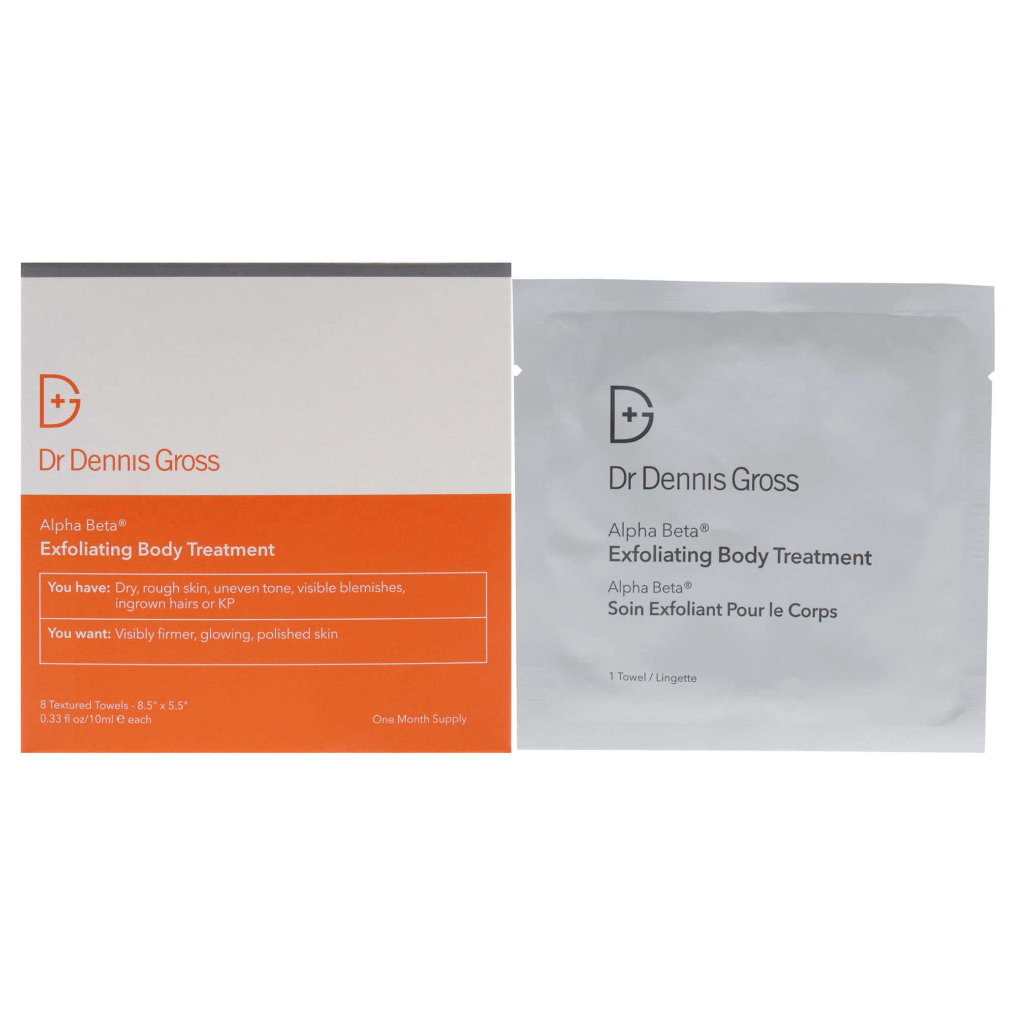 Dr. Dennis Gross Alpha Beta Exfoliating Body Treatment 8 Pc Pads