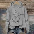 BINGRUIGS Spider Hoodie Women's Easter Print Long Sleeve Hooded