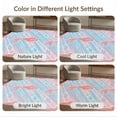 thumbnail image 7 of ODIKA 6'x9' Washable Area Rug Easy Care, Non-Shedding, Scale Whimsical Ocean Fish Ombre Mermaid Gradient Refined Structured for Queen Size Bedroom Under Bed Master Suite, 7 of 7