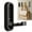 Black, variant on Djiypn Foldable Coat Hooks, Invisible Folding Retractable Wall Hooks, 1Pack Retractable Hook, Foldable Wall Hooks for Hanging Coats, Scarves, Hats, Bathrobes, Keys, Bags (Silver)