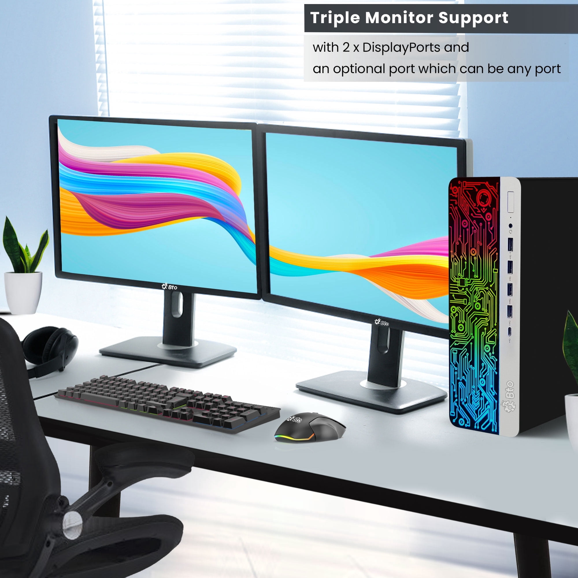 Restored Dell OptiPlex Gaming Computer Tower PC Intel Core i7-8700