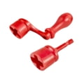 thumbnail image 2 of TISHITA Guitar String Winder Comfortable Ergonomic Luthier Tool for DIY Ukulele Bass Red 2Pcs, 2 of 8