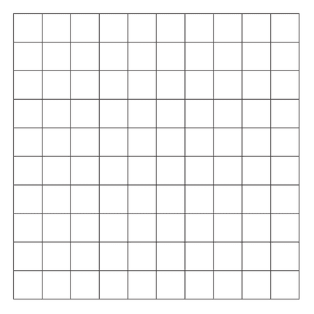 Geyer Instructional Static Cling Graph Paper, 10"in x 10"in