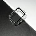 thumbnail image 3 of ALMNVO Compatible with Apple Watch Case 45mm 41mm 44mm 40mm 42mm 38mm,Full Coverage Hard PC Bumper with Tempered Glass Screen Protector Cover Accessories for iWatch SE Series 7 6 5 4 3 2 1, 3 of 6