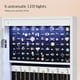 thumbnail image 4 of SONGMICS Armario para joyería con espejo de 6 LED, organizador de armario para joyería montado en puerta o pared con cerradura de 47,2 pulgadas de alto, 2 cajones, 3,9 x 14,6 x 47,2 pulgadas, regalo d, 4 of 5