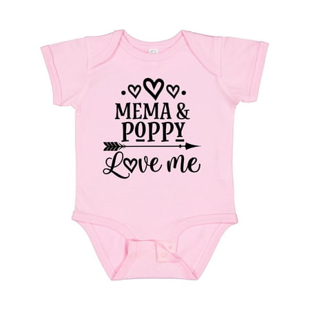 

Inktastic Mema and Poppy Love Me Gift Baby Girl Bodysuit