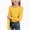 A18-Yellow, variant on Ccpelsie Kids Girls Fall Winter Long Sleeve Shirts Crewneck Ruched Side Slim Fit Tops Ribbed Knit Casual Tee Shirt 5-14 Years Hot Pink,13-14 Years
