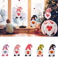 thumbnail image 1 of onlyliua Ofertas de Navidad Letrero de Bienvenida para Puerta con Forma de Gnomo, Muñeco de Rudolph de Madera Sin Rostro, Colgante Redondo de Bienvenida para Puerta, Adorno Navideño, 1 of 1