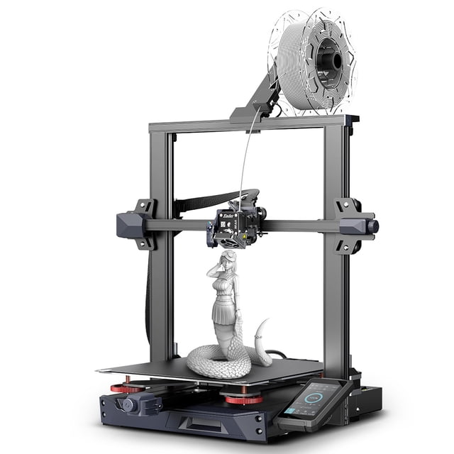 Official Creality Ender 3 S1 Plus 3D Printer with Sprite All Metal Direct Drive Extruder CR Touch Auto Leveling High Precision Double Z-axis Screw Silent Board Large Printing Size 11.8*11.8*11.8in