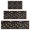 Black Colorful Skull, variant on Black White Star Moon Pattern Kitchen Rugs Sets Of 3,Kitchen Runner Rugs Non Skid Washable,Decorative Kitchen Floor Mats for Kitchen,Sink,Laundry,17"x30" 17"x47" 17"x59"