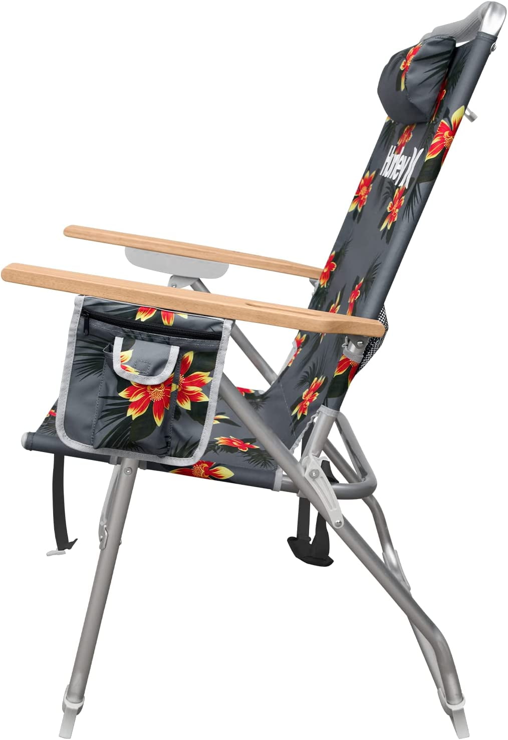 Hurley Hi Boy Wood Arm Beach Chair Moana Storm Walmart