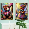 thumbnail image 6 of JYLMOOD 2-Pack Love Bear Diamond Painting Kits, 30x40cm DIY Diamond Art Craft Kit for Home or Office Wall Decor, 6 of 7