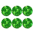 thumbnail image 2 of Disketp St Patrick'S Day2 Funny Coasters,6 Pcs Leather Coasters With Holder, Perfect Housewarming Hostess Gifts,Protect Furniture From Water Marks Scratch And Damage, 2 of 9