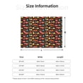 thumbnail image 5 of Yiaed Construction Truck Print Blanket Throw Blanket Soft Cozy Flannel Blanket for Home Bed Sofa Couch Chair-80"x60", 5 of 6