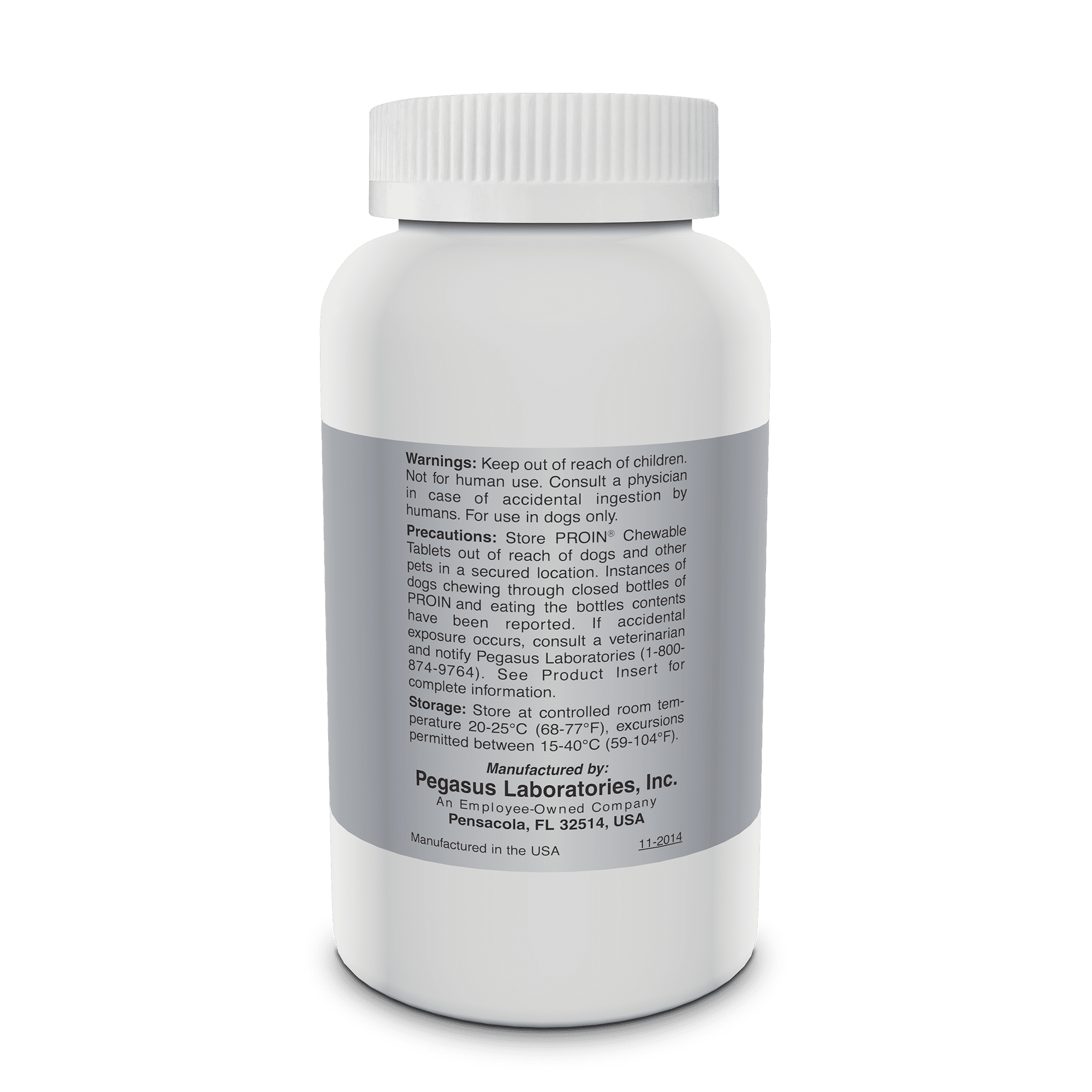 Proin (Phenylpropanolamine Hydrochloride) Chewable Tablets, 75MG