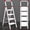 Ivory White, variant on 3 Step Ladder with Handle, Foldable Step Stool for Adults - Extra Wide Non-Slip Pedal, Sturdy Reinforced Construction & Rubber Feet, for Home and Kitchen Use