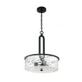 thumbnail image 4 of 54293-FB Craftmade Lighting Collins - 3 Light Pendant-Flat Black Finish    -Traditional Installation, 4 of 13